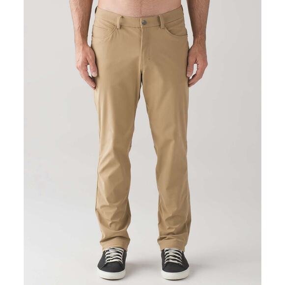 Lululemon MP31 Men’s ABC Pant Classic 34” – Size 36 Desert Sand - Picture 1 of 5